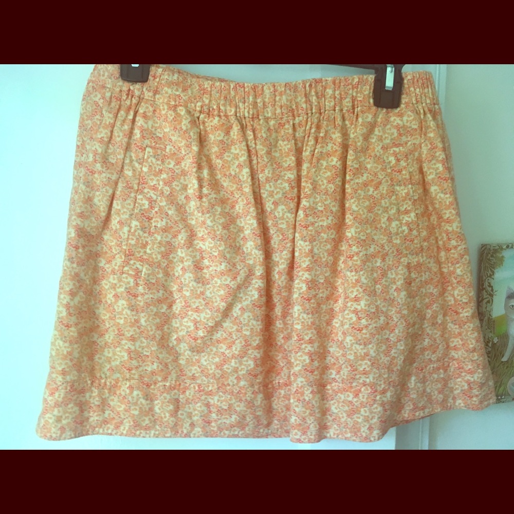 J. Crew mini in orange floral